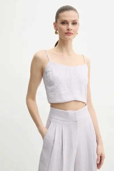 Halenka Twinset dámská, fialová barva, hladká, 251TT2282