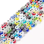 Handmade Evil Eye Lampwork Beads Strands