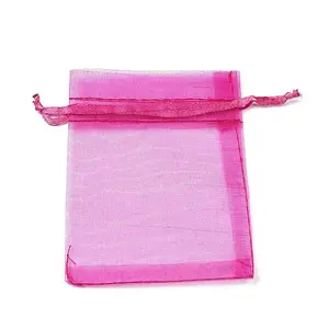 Rectangle Organza Drawstring Bags