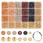 Polymer Clay Disc & CCB Plastic Beads DIY Jewelry Making Finding Kit