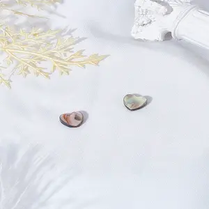 2Pcs Natural Abalone Shell/Paua Shell Beads