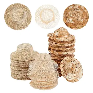 30Pcs 3 Style Doll Straw Hat
