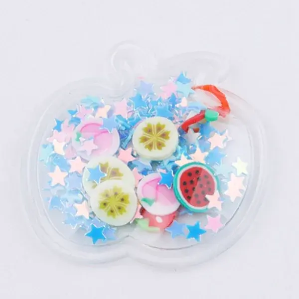 Quicksand Sequin Plastic Cabochons