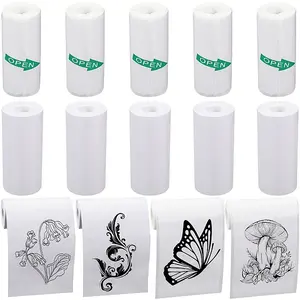 2 Sets 2 Styles Direct Thermal Paper Roll