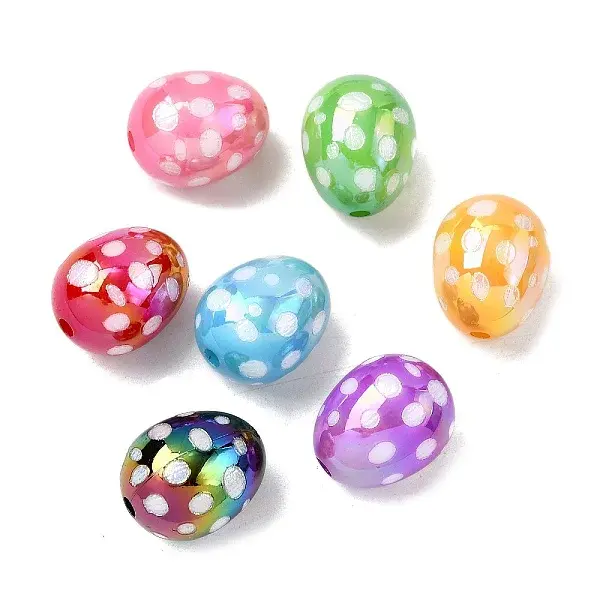 UV Plating Opaque Acrylic Beads