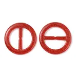 Flat Round Resin Buckle Clasps