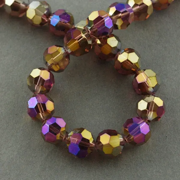 Electroplate Glass Beads Strands