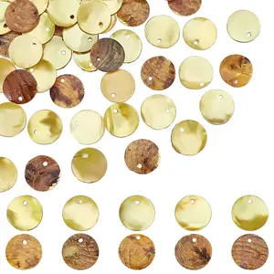 160Pcs Dyed Natural Akoya Shell Pendants