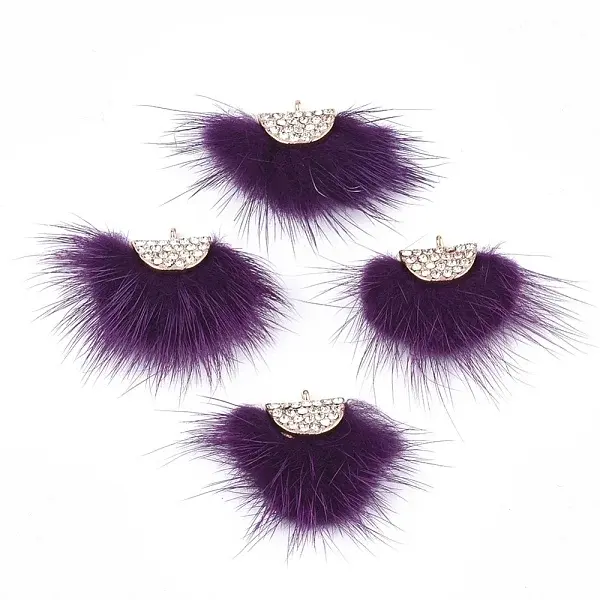 Faux Mink Fur Tassel Pendant Decorations