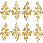 Ethnic Style Flower Pattern Computerized Embroidery Appliques