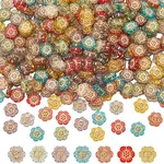 300Pcs Plating Acrylic Beads