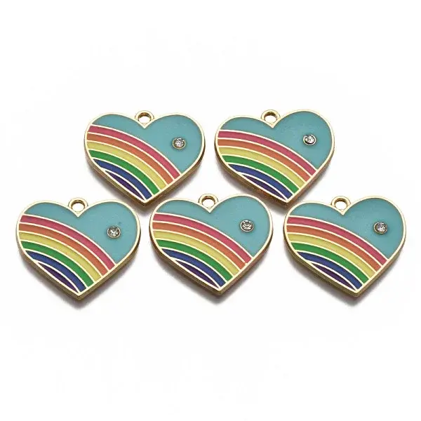 Alloy Enamel Pendants