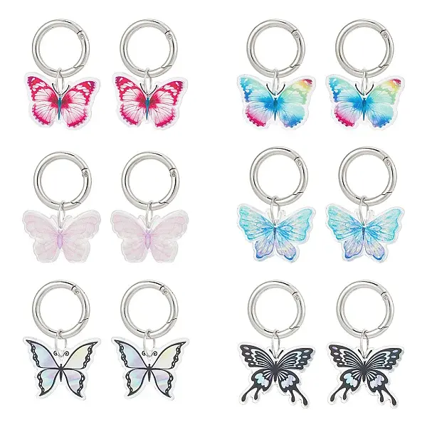 Printed Acrylic Shoe Charms