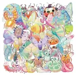 50Pcs Insect PET Cartoon Stickers