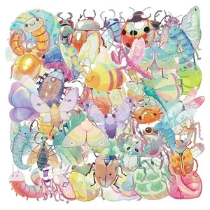 50Pcs Insect PET Cartoon Stickers
