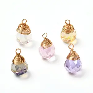 Transparent Glass Charms