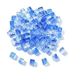100Pcs Baking Paint Transparent Glass Beads