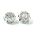 Sparkling Acrylic Rhinestone Round Beads