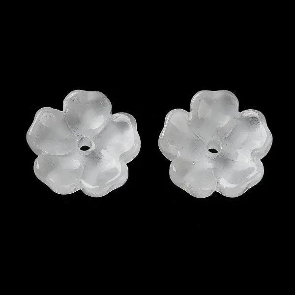 Dyed & Heated Gradient Color Glass Bead Cap