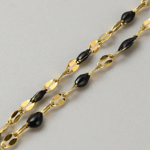 Golden 304 Stainless Steel Dapped Chains