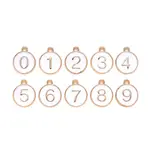 Light Gold Plated Alloy Enamel Charms