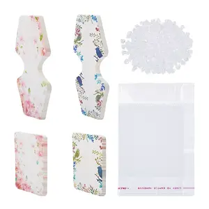 500Pcs 5 Style  Paper Necklace Display Cards