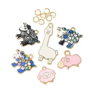 Alloy Enamel Pendants