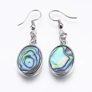 Abalone Shell/Paua Shell Dangle Earrings