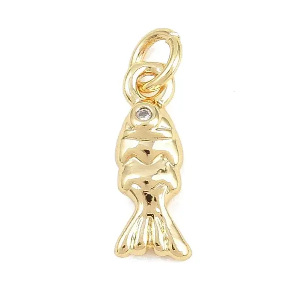 Rack Plating Brass Micro Pave Cubic Zirconia Pendants