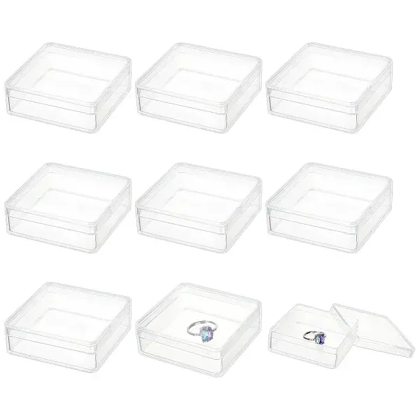 Square Acrylic Storage Boxes