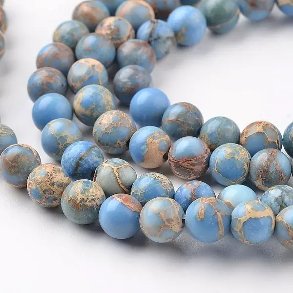 Natural Imperial Jasper Beads Strands