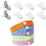 5Pcs 5 Colors Polyester Clothes Organizer Elastic Bands