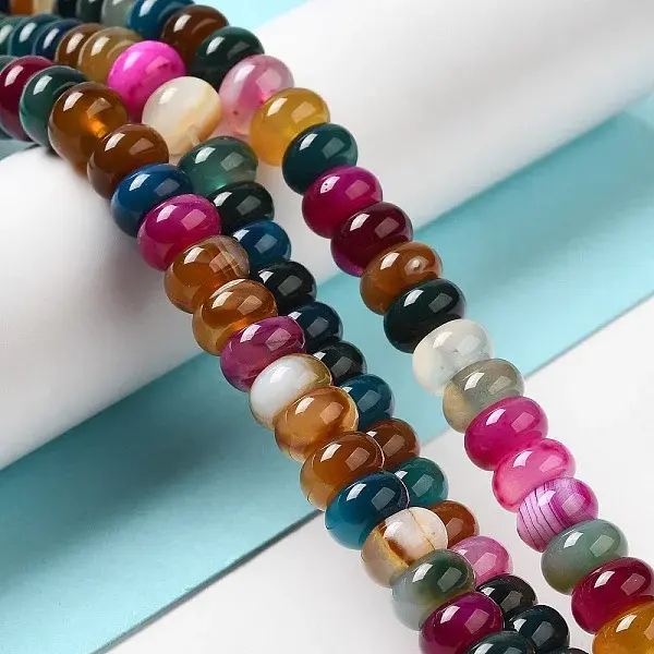 Natural Agate Beads Strands