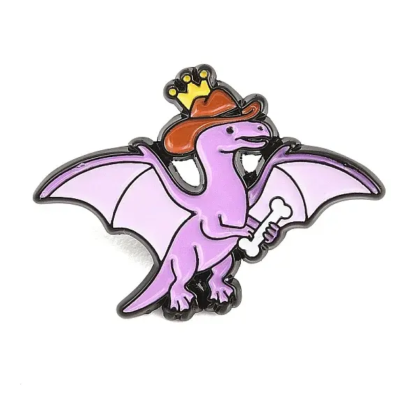 Cowboy Dinosaur Alloy Enamel Pins