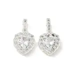 Brass Micro Pave Cubic Zirconia Pendants