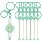 DIY Iron Bar Beadable Keychain Making Finding Kit