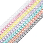 7 Strands 7 Colors Handmade Opaque Acrylic Curb Chains