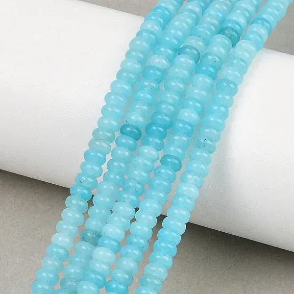 Natural White Jade Beads Strands