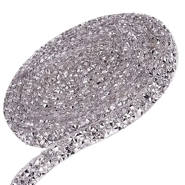 Glitter Resin Hotfix Rhinestone(Hot Melt Adhesive On The Back)