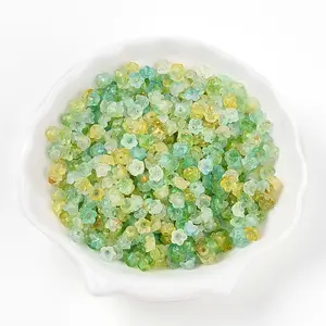 Frosted Transparent Acrylic Beads