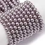 Electroplated Shell Pearl Beads Strands