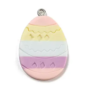 Easter Handmad Polymer Clay Pendants