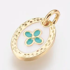 Brass Enamel Charms