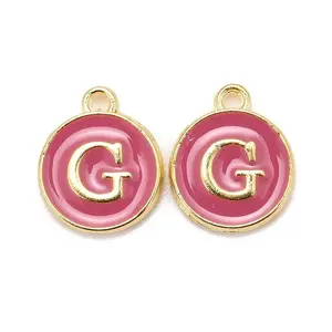 Golden Plated Alloy Enamel Charms
