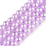 Baking Paint Glass Pearl Bead Strands