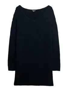 Superdry & Co Pletené šaty  tmavomodrá