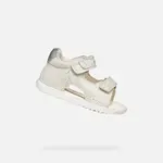 Biele detské sandáliky Geox