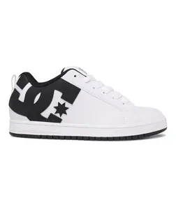 Dc shoes pánské boty Court Graffik White/Black/Black | Černá | Velikost 12 US