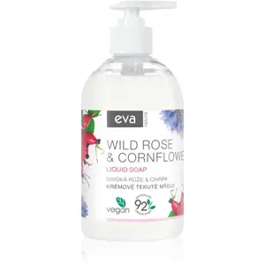 Eva Natura Wild rose & Cornflower krémové tekuté mýdlo na ruce 500 ml