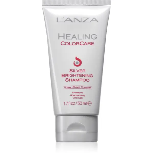 L'anza Healing ColorCare Silver Brightening Shampoo ochranný šampon pro barvené vlasy 50 ml